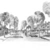 Artists Drawing of what a Leverhulme Avenue could look like